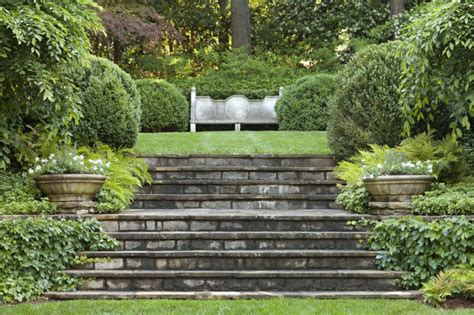 Modelos de escaleras exteriores de concreto. Diseño de escaleras exteriores para jardines modernos