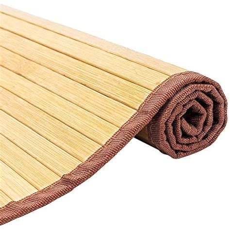 Bamboo Floor Mat 24 X 72natural Bamboolight Wood Kitchen Dining Ebay