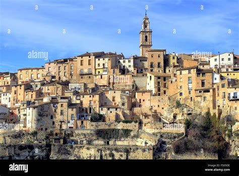 View Of Bocairent Medieval Town In Spain Stock Photo Alamy
