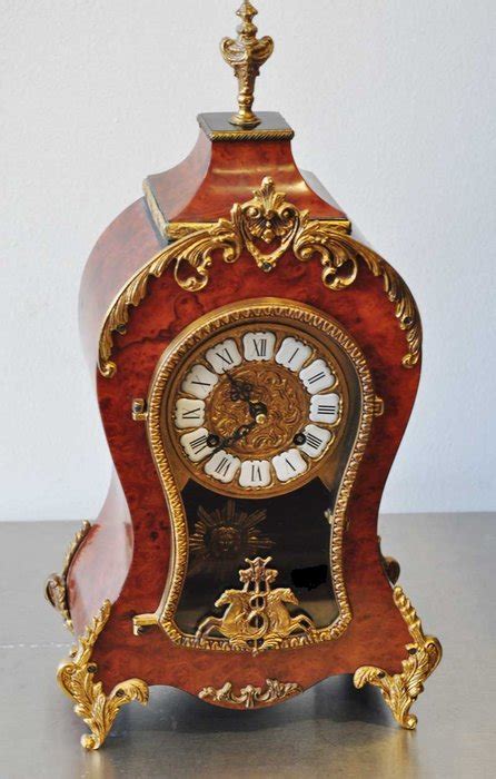 German Boulle Mantle Clock Movement By Franz Hermle 1980 Catawiki