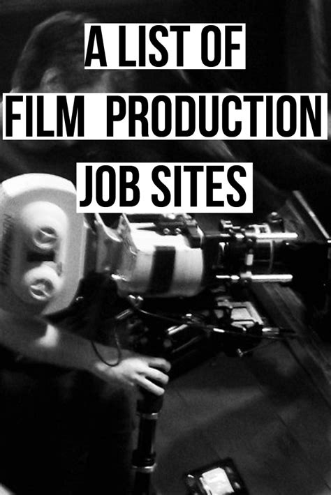 40 Film Production Job Sites 2021 — Amy Clarke Films Film Jobs Film Tips Filmmaking