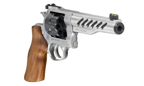 Ruger Custom Shop Super Gp100 Competition Revolver Now Chambered In 9mm