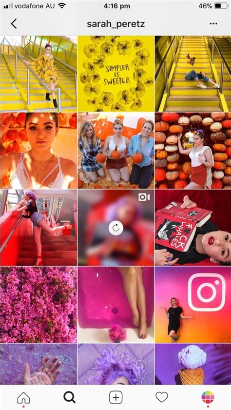 Ukuran Instagram Grid Ideas Rainbow Imagesee