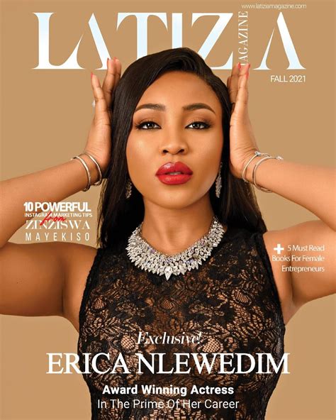 Erica Nlewedim Is The Star Girl On The Cover Of Latizia Magazines