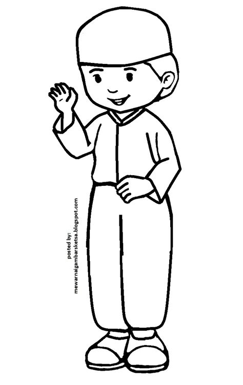 Download sketsa gambar ukuran besar full hd yang belum diwarnai dalam format png, jpg maupun pdf. Mewarnai Gambar: Gambar Kartun Anak Mengaji