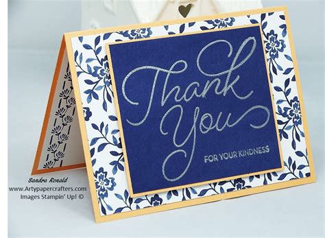Stampin Up Thank You Card Artypaper Crafters