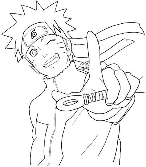 Feliz Naruto Para Colorear Imprimir E Dibujar Coloringonlycom