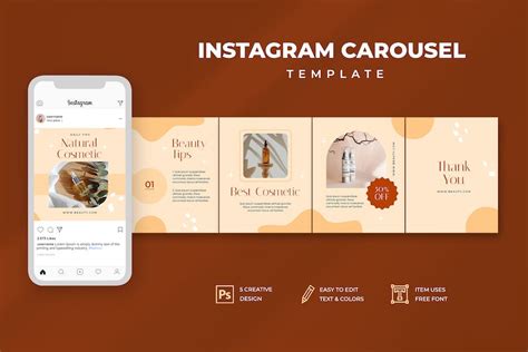 Instagram Carousel Graphic Templates Envato Elements