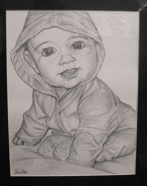 Free High Resolution Pictures Pencil Drawings Baby Images Pencil