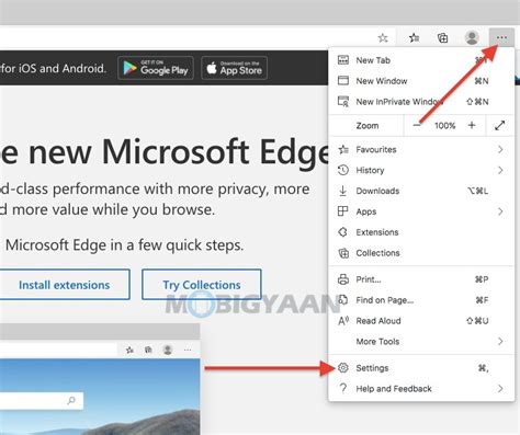 How To Change Download Location In The New Microsoft Edge Browser Mac