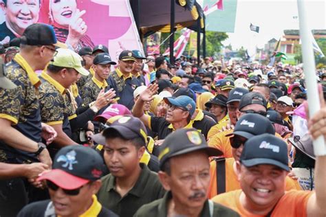 Meriahnya Gerak Jalan Tajemtra Peserta Dari Berbagai Daerah