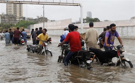 Pakistan Heavy Rainfall Severe Flooding Damage In Pakistans Karachi
