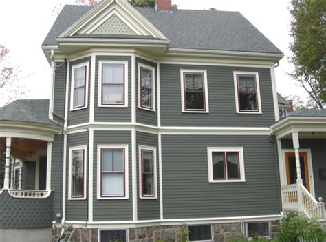 Soft ethereal grays are a smart choice for surrounding walls. Stately Victorian Queen Anne - Historic House Colors