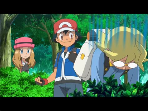 Image Clemonts Bummer With Ash And Serena Heroes Wiki Fandom
