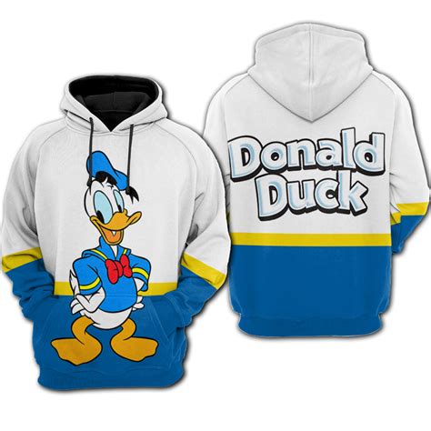 Donald Duck All Over Hoodie Dadu Store Smart Beautiful Dadu