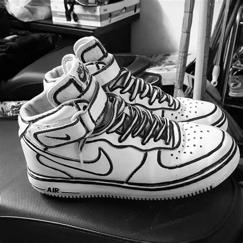 𝗵𝗶𝗵𝗶𝗵𝗶𝗵𝗶 On Instagram “complete Custom Af1 Mid Af1 Airforce