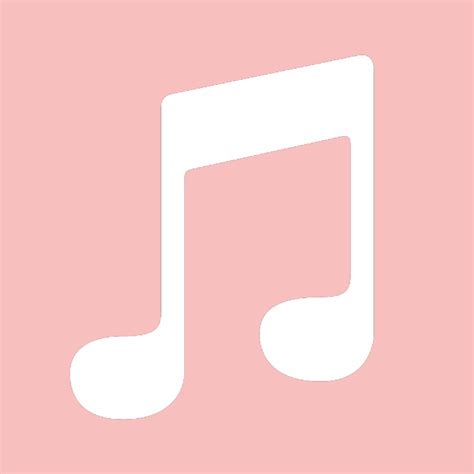 Logo Apple Music Icon Aesthetic Pink
