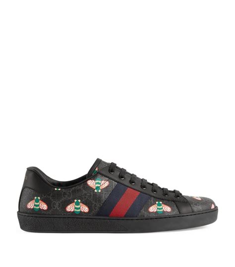Gucci Leather Ace Bee Sneakers Harrods At
