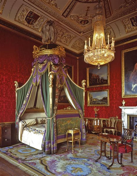 Bedchamber Of The King Windsor Castle Royal Bedroom Palace