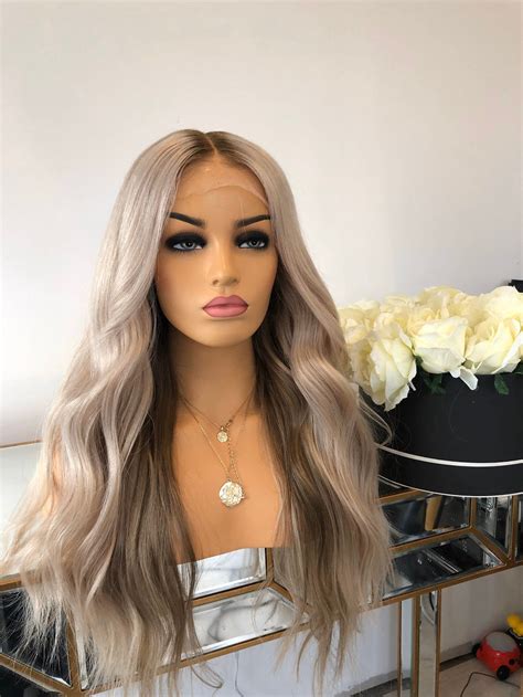 Cool Ash Blonde Human Hair Wig Ideas Dry And Wavy