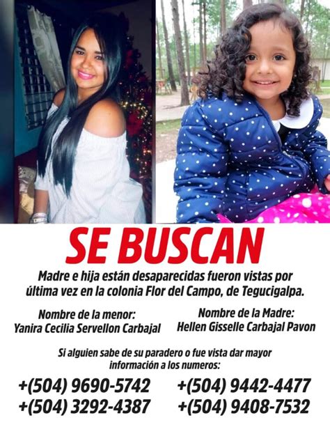 Buscan Desesperadamente A Madre E Hija Desaparecidas Diario La Tribuna