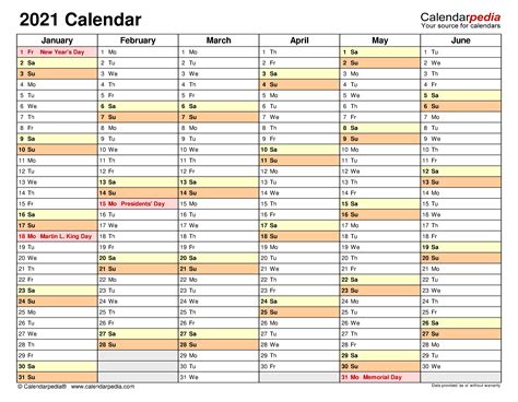 Pto Calendar Template