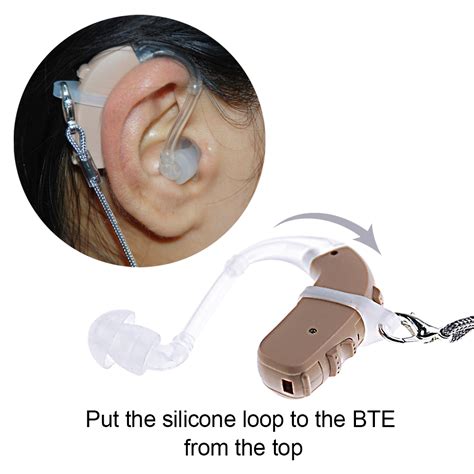 Bte Hearing Aid Clip Protector Holder For Seniors Safety Retainer