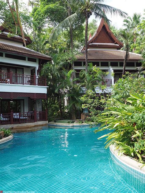 the lagoon pool at thavorn beach village resort and spa in phuket thailand beach village