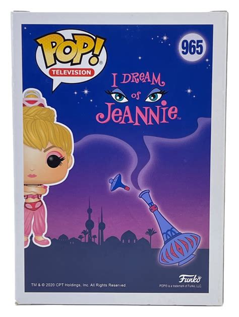 Barbara Eden Signed I Dream Of Jeannie 965 Jeannie Funko Pop Vinyl Figure Inscribed Jeannie