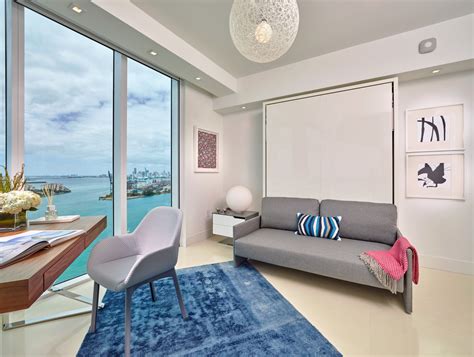 Murano Portofino South Beach Apartment Contemporary Home Office