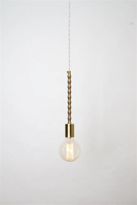Modern Handmade Brass Single Pendant Light Fixture By Studiopgrb
