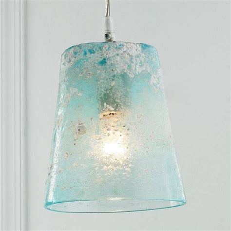 Top Of Turquoise Blue Glass Pendant Lights