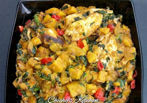 Unripe Plantain Porridge Recipe By Chichy S Kitchen Cookpad