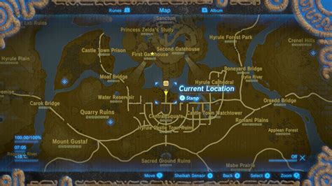 Complete Map Of Hyrule Breath Of The Wild