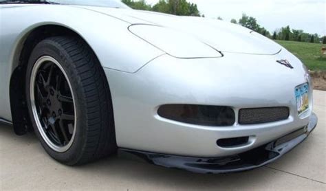 C5 Corvette Zr1 Style Pre Painted Or Hydro Carbon Fiber Front Splitter