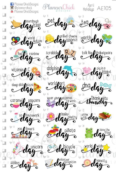 April Wacky Holidays Wacky Holidays Fun Calendar Days National