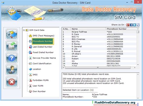 There are many sim card recovery applications available, including free options like sim card recovery and data doctor recovery. sim card data retrieval demo software restore deleted SMS ...