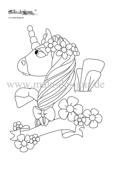 Coloring page with cute unicorn character. kleurplaat eenhoorn Nr. 1