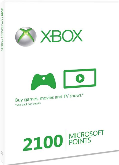 Buy Microsoft Xbox Live 2100 Points Card From £1495 Today Best