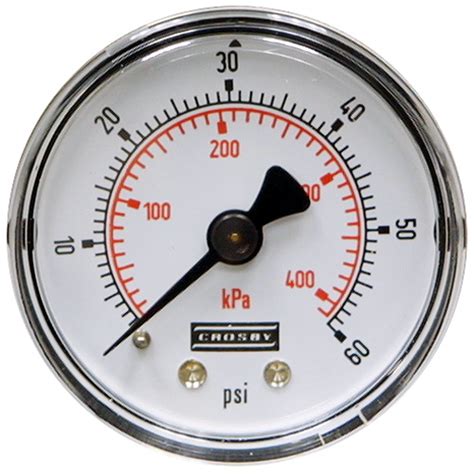 60 Psi 410 Kpa 2 Bm Dry Gauge Pressure And Vacuum Gauges Pressure