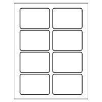 The templates have been designed by avery using ms word. Free Avery® Templates - Name Badge Label with Color Border, 8 per sheet | Name badge template ...