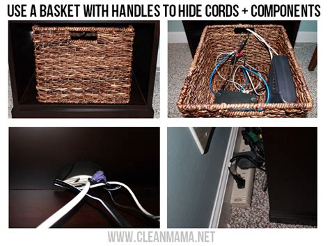 Hide Tv Wires Hide Cords Decor To Hide Tv Cords Under Tv Clean Mama