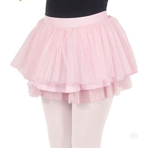 Girls Mesh Tutu Pull On Ruffle Skirt 02175