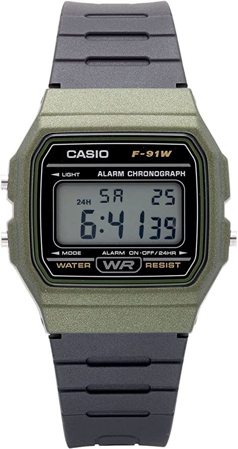 Casio Mens F 91wm 3acf Classic Digital Display Quartz Black Watch Amazonca Watches