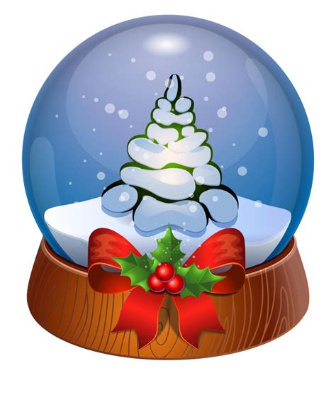 Globe Clipart Transparent Christmas Transparent Snow Globe