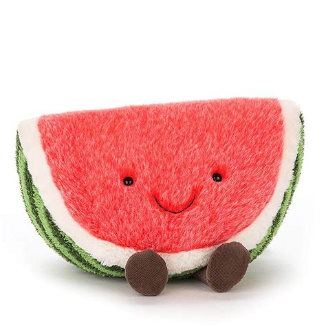 Jellycat Amuseable Huge Watermelon Soft Teddy Toy Small Kins