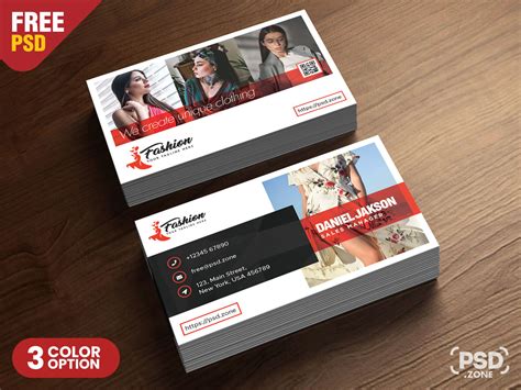 Fashion Boutique Business Card Template Download Psd