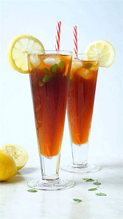 Lemon Iced Tea Recipe How To Make Lemon Iced Tea Aromatic Essence