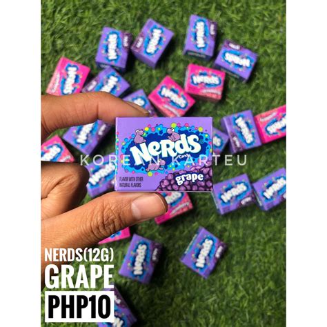 Nerds Grapes And Strawberry 12g Shopee Philippines