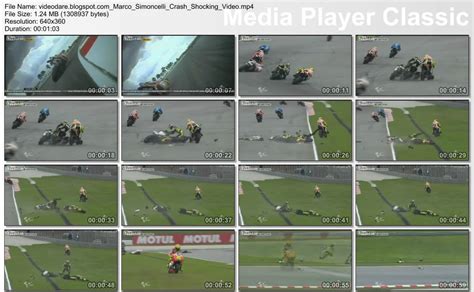Marco Simoncelli Crash Shocking Video Other Camera